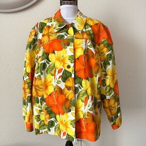 Multi color Coldwater cotton women’s jacket. 3XL